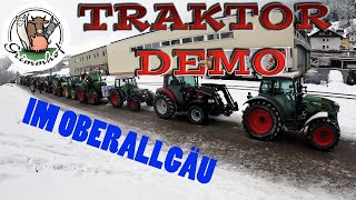 SonderVLOG  TraktorenDemo im Oberallgäu am 8124 [upl. by Yim]