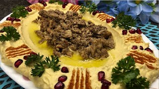 Chicken Shawarma Hummus The Best Hummus Recipe You Will Surely Use Your Whole Life [upl. by Ginni]