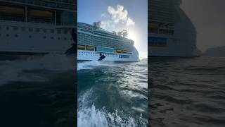 JetSki Tricks Seadoo spark trixx vs cruise ship jetski seadoo ￼ [upl. by Tani]