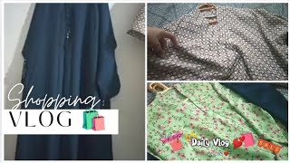 Vlog 🛍️ 🛒  Abaya  Shopping haul 🎊 [upl. by Noakes]