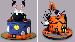 10 Simple and Easy Halloween Treats for a Spooky Party  Scary Halloween Cupcakes and Cake Design [upl. by Annawahs228]