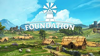 Medieval City Building Goes Off the Grid  Foundation Demo [upl. by Yrallam]