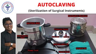 Autoclave Sterilization  Surgery Practical 01 [upl. by Issie]