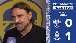 Daniel Farke reaction  Leeds United 01 Southampton  EFL Championship Playoff Final [upl. by Nylanej]