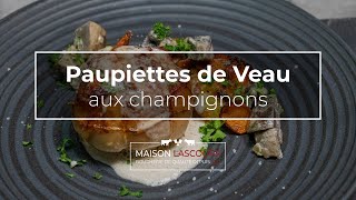 Paupiettes de Veau aux champignons  Recette [upl. by Haile839]