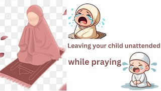 Attend your child first if crying even before salahhayaahub salahbabiesmuslimah [upl. by Rehotsirk]