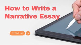 How to Write a Narrative Essay Easiest Way [upl. by Munster]