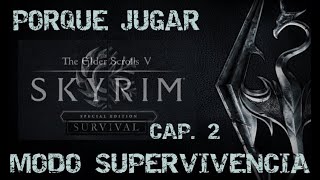 Skyrim  Modo Supervivencia EspLatino Cap 2 La garra dorada [upl. by Buine]