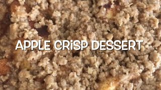 Sweet Apple Crisp Dessert  Check Description [upl. by Gris]