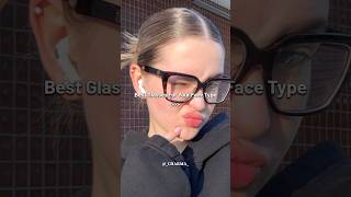 Best Glasses according to you face shape🌸 glasses glowup faceshapes beautytips [upl. by Annahpos815]