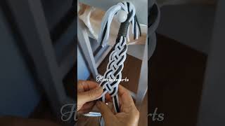 How Weaving a Handfasting Cord for a Wedding  Infinity Knot and Decorative Knot handfasting cord [upl. by Favrot465]