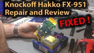 🔴 366 Imitation Hakko FX951 Review and Repair [upl. by Catto238]