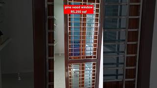 Pine wood window colour and Price cheed ki khidki multiwood indiawood teakplywood [upl. by Etteniotna]