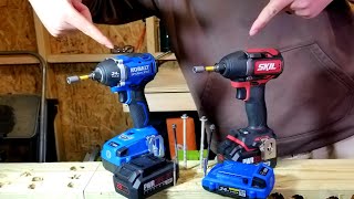 Skil VS Kobalt Impact driver Comparison [upl. by Bergin695]