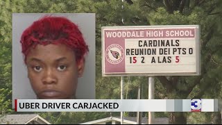 Teen charged after Uber driver is carjacked at gunpoint [upl. by Adoh262]