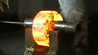 How to forge a perfect flange by Open Die Forging Hammer [upl. by Asereht]