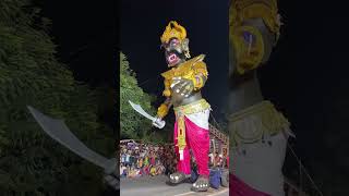 गोवा में राक्षस नरकासुर का विनाश😯😳 narkasur krishna shortfeed diwalispecial festival viral [upl. by Siulesoj]