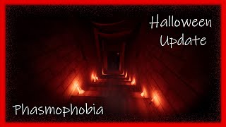 The Halloween Update is TERRIFYING  Phasmophobia  Crimson Eye [upl. by Ayekim856]