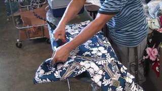 Speed Ironing a Hawaiian Shirt [upl. by Jeremie20]