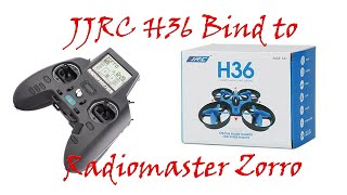 Drone JJRC H36 koneksi ke Radiomaster Zorro JP4in1 [upl. by Tella]