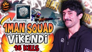 What a Game solo Squad Ranked 16 Kills 😳🔥😱 [upl. by Attiuqihc]