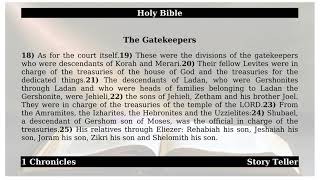 1 Chronicles  Chapter 26  The Gatekeepers  The Holy Bible [upl. by Crist]