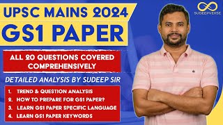 UPSC Mains 2024 GS Paper 1  Complete Answer Writing Guide for GS1  SUDEEP SIR [upl. by Noyart]