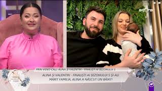 Alina și Valentin prima apariție televizată alături de fiul lor [upl. by Raul]