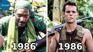 Platoon 1986 Film Cast THEN AND NOW 2024 How They Changed [upl. by Nnaasil]