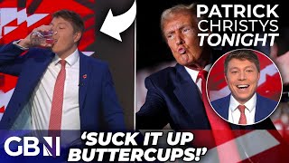 Watch Patrick Christys HILARIOUSLY Mock LeftWing Media as Trump’s US Victory Causes Uproar [upl. by Lakin]