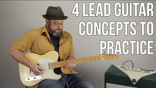 4 Lead Guitar 4 Techniques to MASTER [upl. by Yltnerb106]