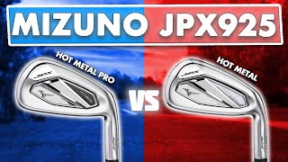 Our FAVOURITE Iron Of The Year Mizuno JPX925 Hot Metal vs Mizuno JPX925 Hot Metal Pro [upl. by Nelluc]