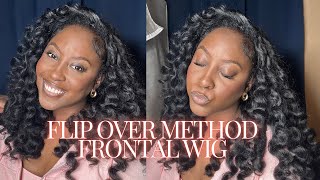 Flip Over Method using a Frontal Wig [upl. by Allac541]