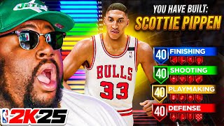 SCOTTIE PIPPEN APPROVED WING STOPPER BUILD FOR NBA 2K25 [upl. by Oderfodog249]