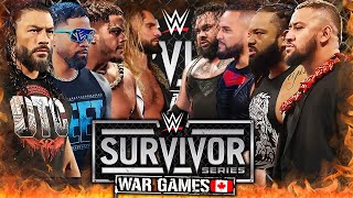 Roman Reigns Jey Uso Zilla Fatu Seth vs Solo Sikoa Jacob Fatu Tama Tonga Bronson  Survivor Series [upl. by Sucy406]