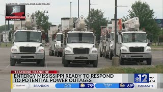 Entergy Mississippi ready to respond to power outages from Francine [upl. by Id]