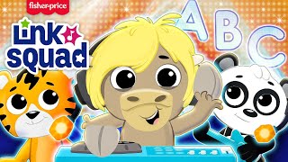 Rock the Aphabet A to Z with Yak  Music For Kids  Link Squad  Fisher Price [upl. by Rednasela471]