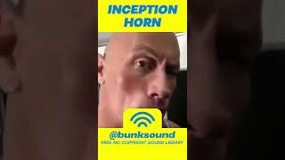 Inception Horn 📀 Bunksound shorts [upl. by Dronski]