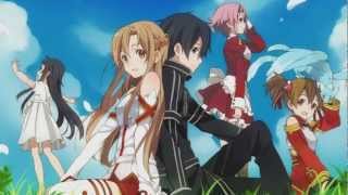 MAD  HD  Sword Art Online Opening 2  English Subs [upl. by Ennagroeg853]