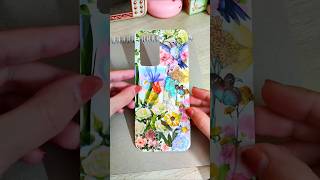 Asmr  Diy my phone cover phone cover with journal stickers asmr scrapbooking journal shorts [upl. by Ilat]