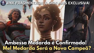 Novo Nível Skins “Exaltada”  Mudanças no ARAM  Ambessa e Mel Medarda Chegando e MAIS [upl. by Galang]