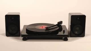 Modern Bluetooth Stereo Turntable ITUT420 [upl. by Atilahs]