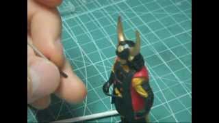 Building and painting a Tamiya samurai figure part 2 [upl. by Lomaj]