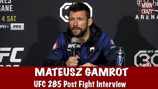 Mateusz Gamrot speaks on controversial win over Jailin Turner “I was sure I was winning” at UFC 285 [upl. by Uhayile]