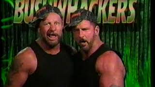 Bushwhackers Promo WWF 1990 [upl. by Ihcur]