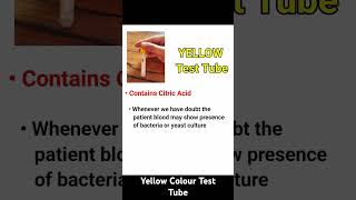 Yellow Colour Test Tube  Blood Investigations  Blood Culture  Bacteria Culture  Medico [upl. by Barden]