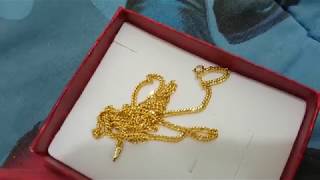 18k Gold chain review [upl. by Er144]