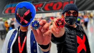 Bringing BEYBLADE X To COMICON NEW YORK  2024 [upl. by Ecienahs]