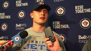 Winnipeg Jets first rounder Kristian Vesalainen June 27 2018 [upl. by Arlynne]