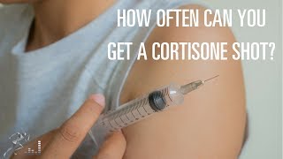 How often can you get a cortisone shot [upl. by Miof Mela507]